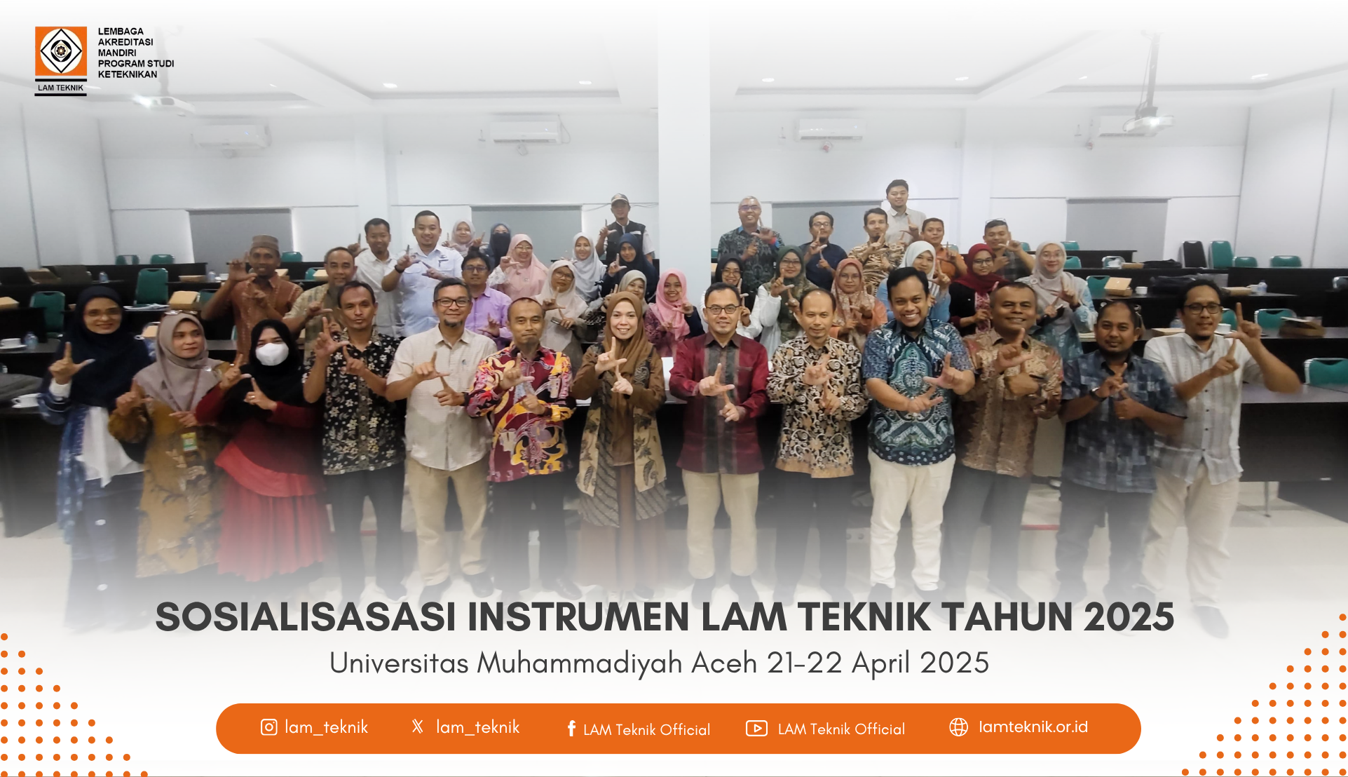 Sosialisasi Instrumen Akreditasi Baru LAM Teknik 2025 Digelar di 26 Kota di Seluruh Indonesia
