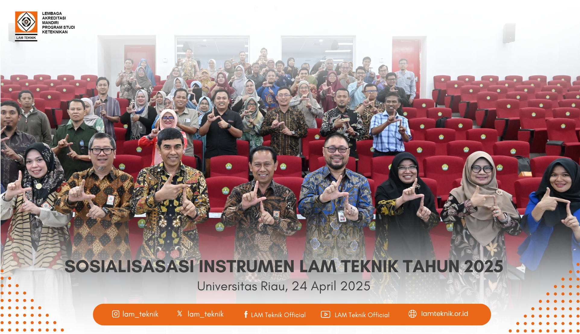 Sosialisasi Instrumen Akreditasi Baru LAM Teknik 2025 Digelar di 26 Kota di Seluruh Indonesia