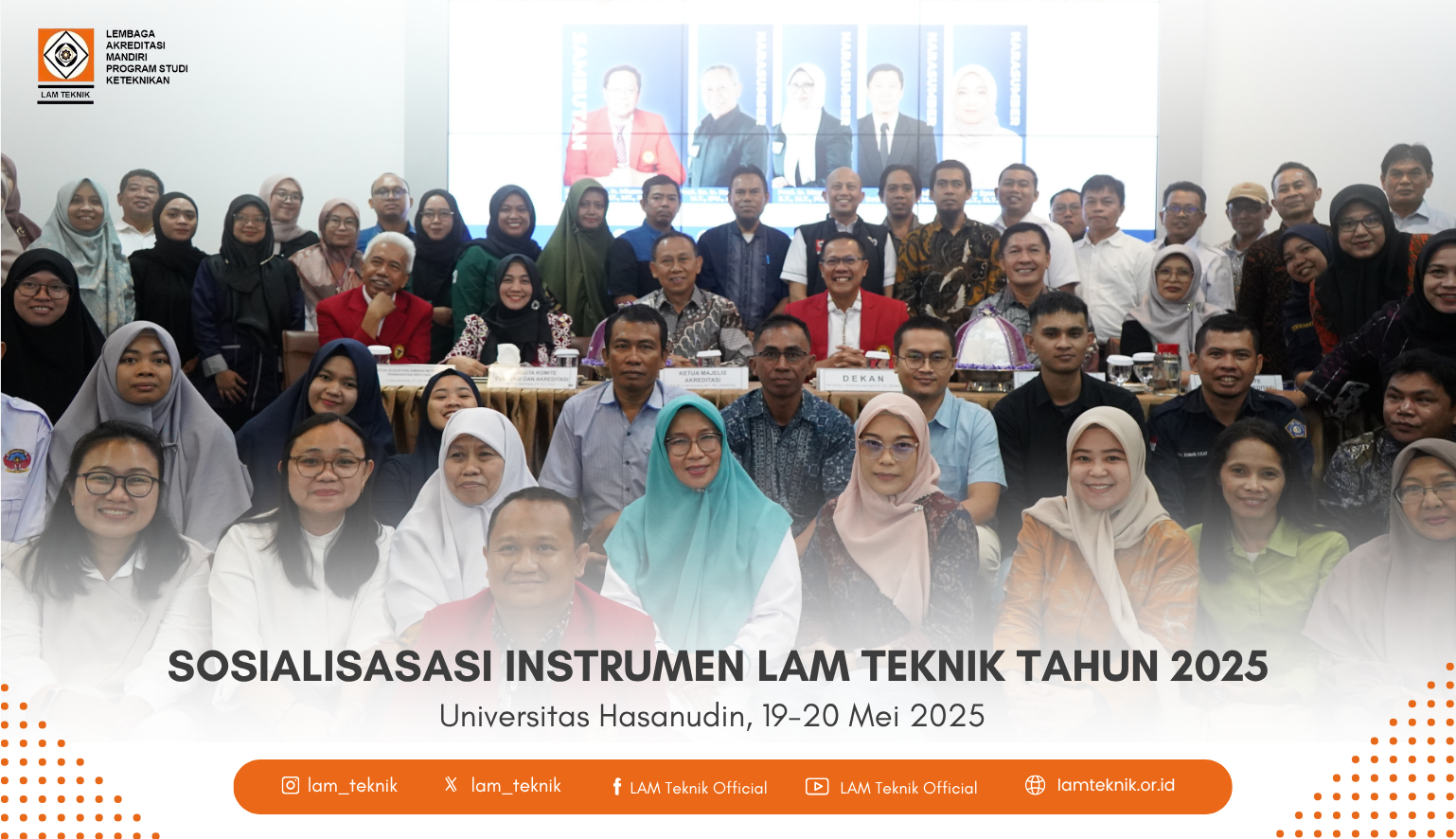 Sosialisasi Instrumen Akreditasi Baru LAM Teknik 2025 Digelar di 26 Kota di Seluruh Indonesia