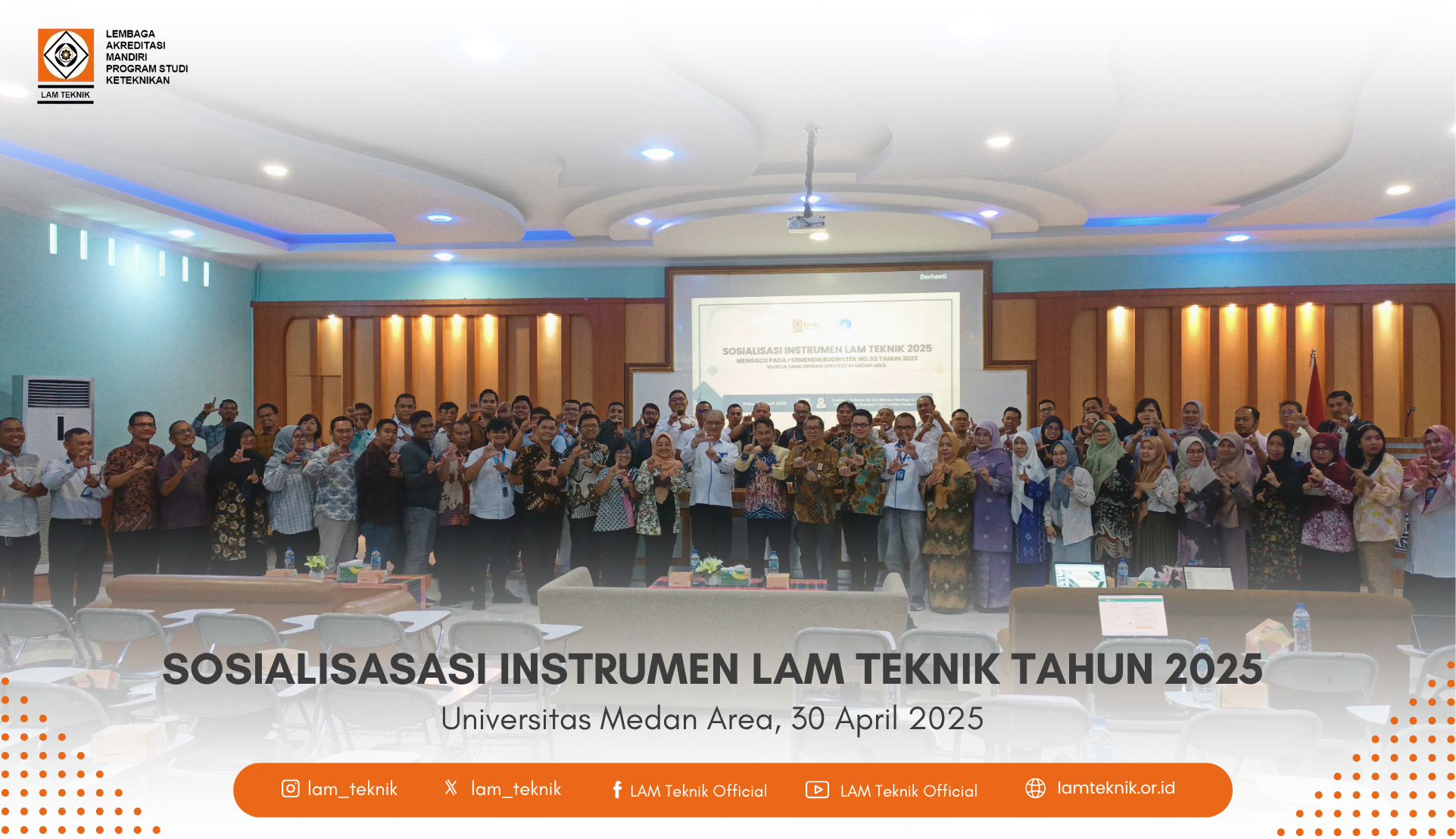 Sosialisasi Instrumen Akreditasi Baru LAM Teknik 2025 Digelar di 26 Kota di Seluruh Indonesia