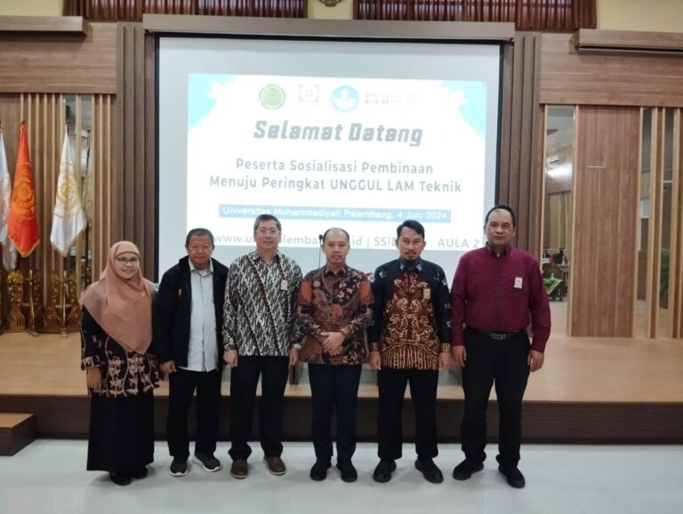 LAM Teknik Gelar Sosialisasi Pembinaan Akreditasi Unggul di Universitas Muhammadiyah Palembang, Siap Tingkatkan Kualitas Prodi